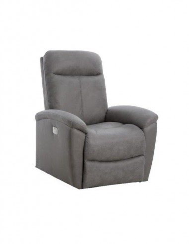 POLTRONA RELAX RECLINER ELETTRICA FANGO