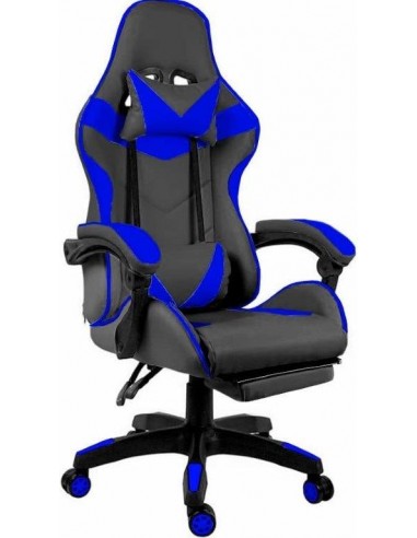 SEDIA GAMING HOBART NERO/BLU