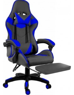 SEDIA GAMING HOBART NERO/BLU 2