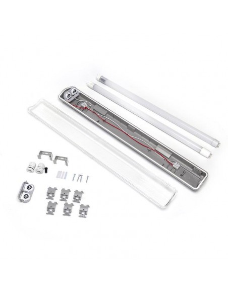 PLAFONIERA LED 4000K 2X9W MT.0,6