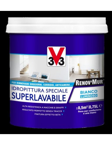 RENOV'MUR IDROPITTURA SUPERLAVABILE 0,75LT