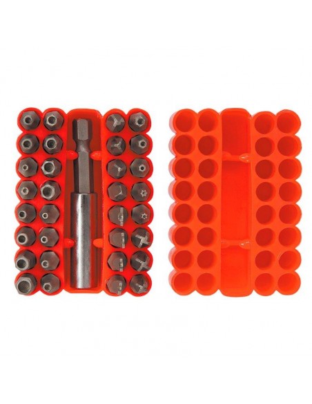 PUNTE GIRAVITE CON INNESTO, 33 PEZZI ASSORTITI