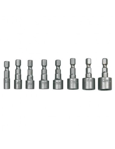 GIRAVITE BUSSOLE 1/4", 8 PEZZI ASSORTITI