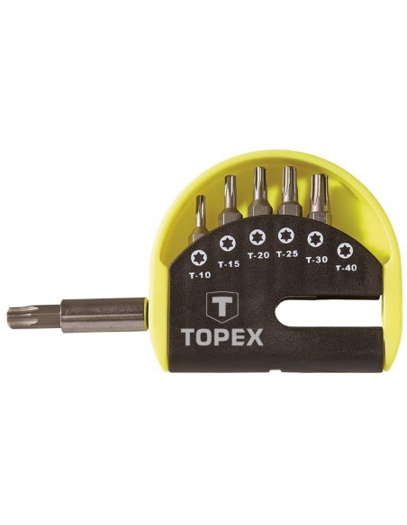 PUNTE GIRAVITE CON INNESTO, 7 PEZZI ASSORTITI