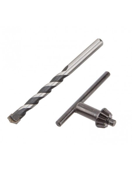 TRAPANO A PERCUSSIONE 550W, MANDRINO A CHIAVE 13MM, VALIGETTA