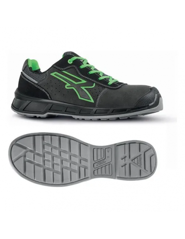 SCARPE TAYLOR GRIGIO E VERDE TG. 46 S1P UPOWER