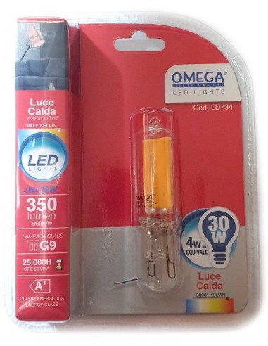 LAMPADA LED COB G9 3,8W 3000K