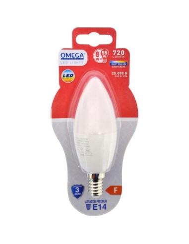 CANDELA LED C37 8W E14 3000K