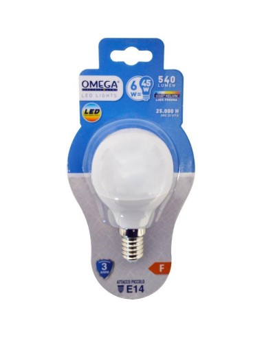 SFERA LED P45 6W E14 6500K