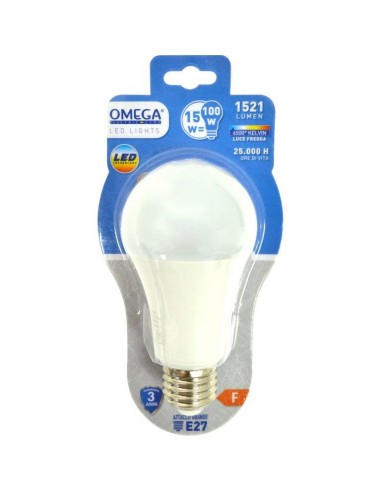 GOCCIA LED A60 15W E27 6500K