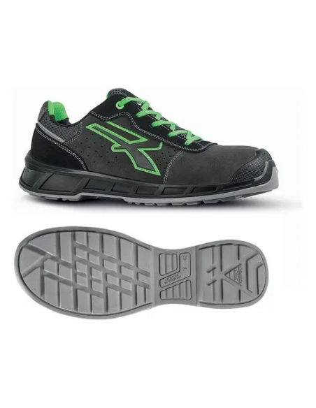 SCARPE TAYLOR GRIGIO E VERDE TG. 44 S1P UPOWER