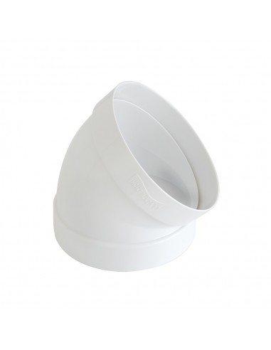 CAPPA CURVA 45° FF D.125 BIANCO