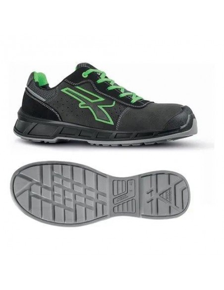 SCARPE TAYLOR GRIGIO E VERDE TG. 42 S1P UPOWER