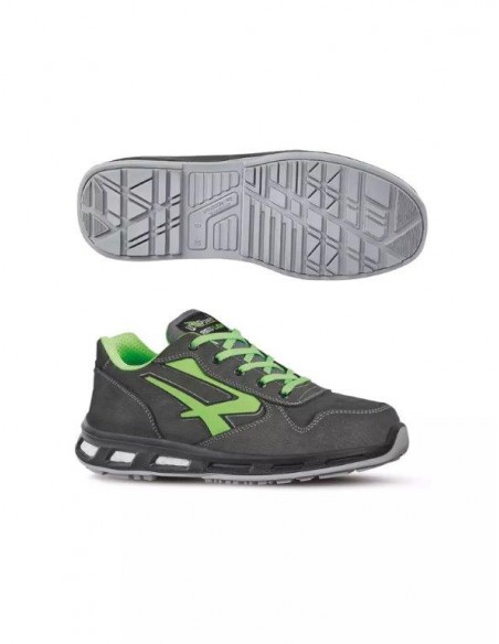 SCARPE YODA GRIGIO E VERDE 41 S3 UPOWER