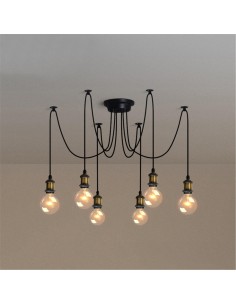 LAMPADARIO SPIDER OTTONE 6...