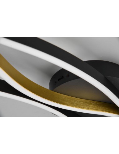 BLAZE PLAFONIERA LED ONDULATA METALLO... BLAZE PLAFONIERA LED ONDULATA METALLO...