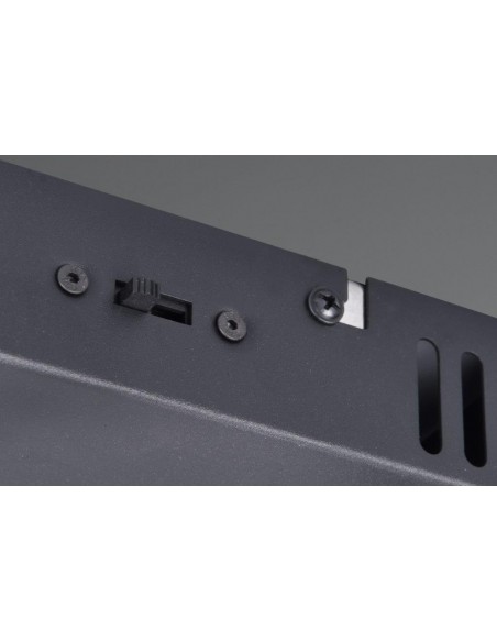 SEQUENCE SOSPENSIONE LED SPIRALE METALLO ALLUMINIO E NERO REGOLAZIONE INTENSITA' E TEMPERATURA LUCE CON INTERRUTTORE L. 90CM