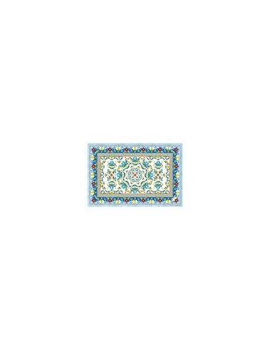 TOVAGLIETTA AMERICANA 30X45 CM - ORNAMENTALE BLU