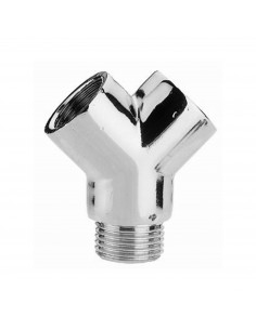 RACCORDO A 3 VIE CROMATO...