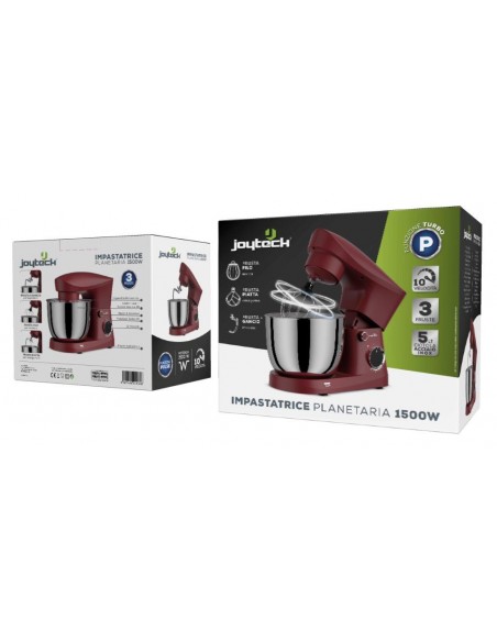 IMPASTATRICE PLANETARIA 5L 1500W ROSSO