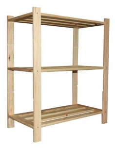 SCAFFALE PINO GREZZO 3R H94...