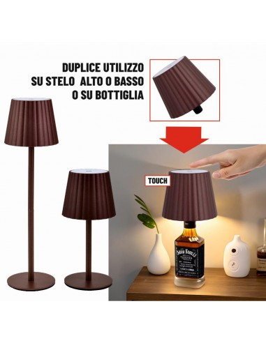 LAMPADA RICARICABILE CM38 3 IN 1 RUGGINE LAMPADA RICARICABILE CM38 3 IN 1 RUGGINE