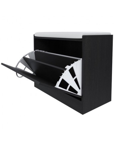 PANCA SCARPIERA 60X30X48 NERO PANCA SCARPIERA 60X30X48 NERO