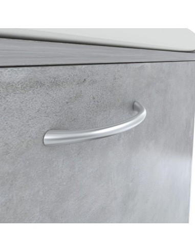 PANCA SCARPIERA 60X30X48 GRIGIO CEM PANCA SCARPIERA 60X30X48 GRIGIO CEM