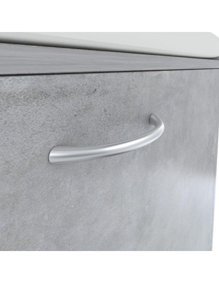 PANCA SCARPIERA 60X30X48 GRIGIO CEM