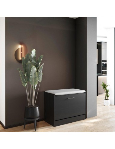 PANCA SCARPIERA 60X30X48 NERO PANCA SCARPIERA 60X30X48 NERO