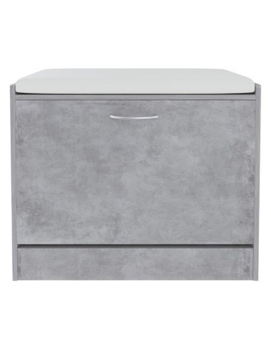 PANCA SCARPIERA 60X30X48 GRIGIO CEM PANCA SCARPIERA 60X30X48 GRIGIO CEM