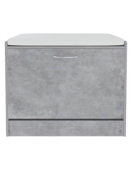 PANCA SCARPIERA 60X30X48 GRIGIO CEM