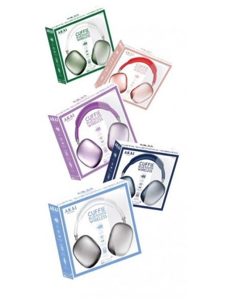 CUFFIE AKAI BLUETOOTH