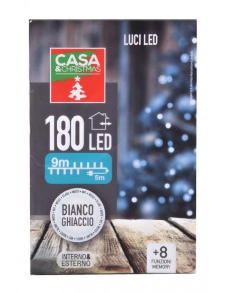 LED 180 BIANCO GHIACCIO INTERNO ED ESTERNO