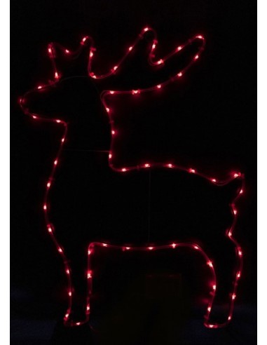 INSEGNA MICRO LED RENNA ROSSO A BATTERIA INSEGNA MICRO LED RENNA ROSSO A BATTERIA