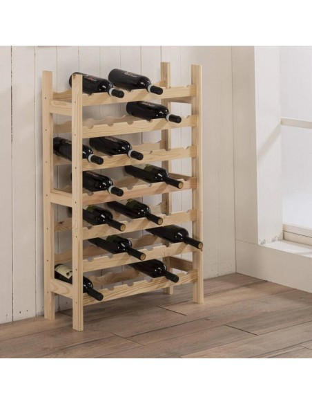 CANTINETTA PINO 42 VANI BOTTIGLIE 63X25X98H