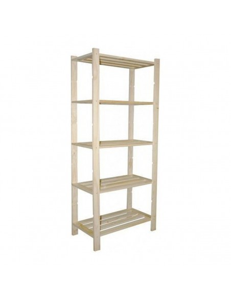 SCAFFALE PINO GREZZO 5R H170 L70 P30