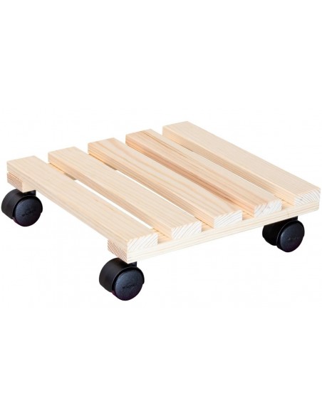 CARRELLINO QUADRATO CON RUOTE 30X30