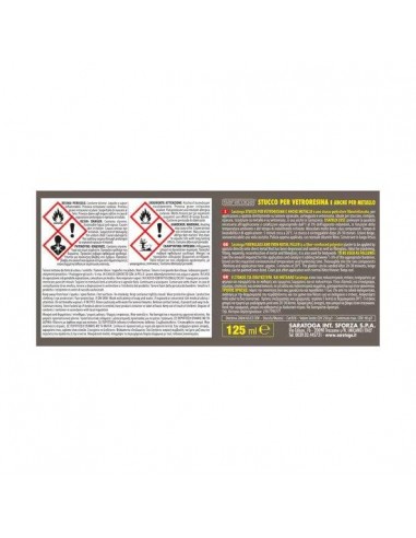 FIBER BOND STUCCO VETRORESINA 125ML FIBER BOND STUCCO VETRORESINA 125ML