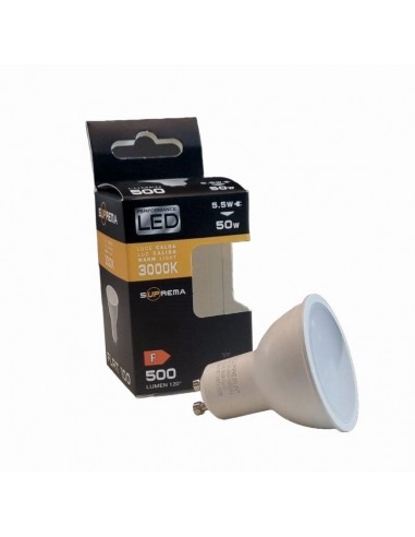 FARETTO LED GU10 50W LUCE CALDA FLAT FARETTO LED GU10 50W LUCE CALDA FLAT