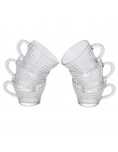 SET 6 TAZZINE CAFFE'VETRO...