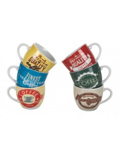 SET 6 TAZZINE CAFFE'COFFEE...