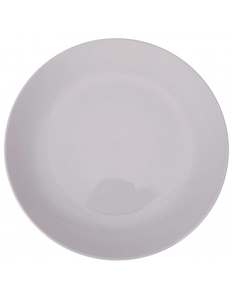 PIATTO PIANO NUVOLA 26 CM BIANCO COUPE