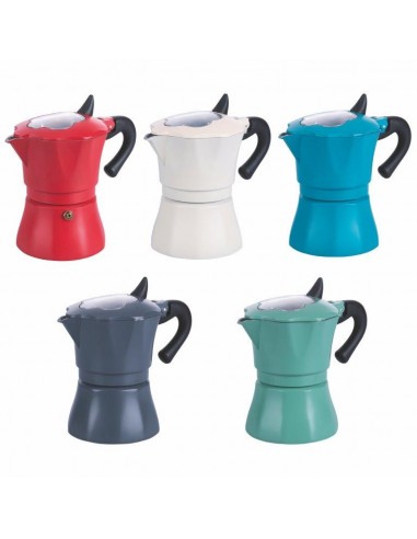 ALLEGRA CAFFETTIERA 1 TAZZA 5 COLORI ASSORTITI