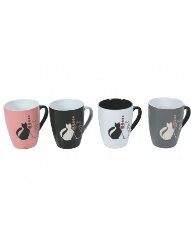 MUG LOVING CATS 325ML 4 COLORI ASSORTITI