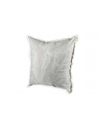 CUSCINO 65X65CM 830GR GRIGIO CON FRANGE