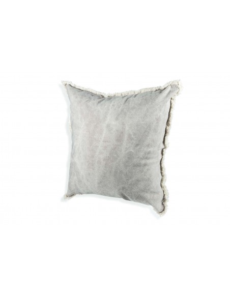 CUSCINO 65X65CM 830GR GRIGIO CON FRANGE
