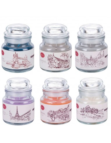 CITY CANDELA GIARA GRANDE 6 COLORI ASSORTITI  500 GR