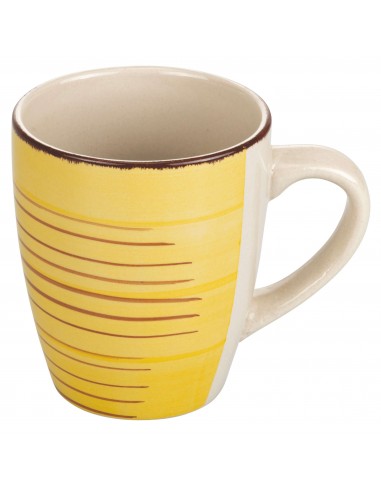 LIPARI MUG GIALLO D8,5X10,5H