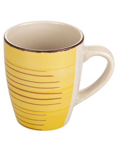 LIPARI MUG GIALLO D8,5X10,5H